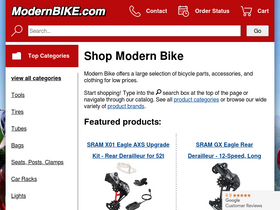 'modernbike.com' screenshot