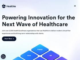 'gethealthie.com' screenshot