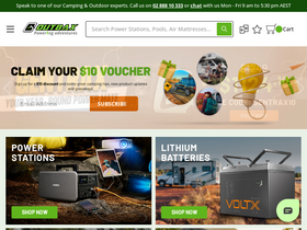 'outbax.com.au' screenshot