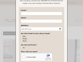 'busbeestyle.com' screenshot