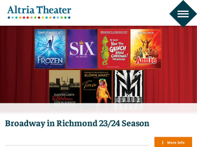 'altriatheater.com' screenshot