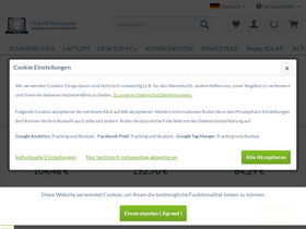 'clevo-computer.com' screenshot