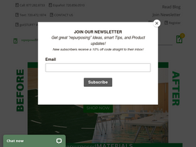 'repurposedmaterialsinc.com' screenshot