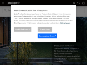 'prediger.de' screenshot
