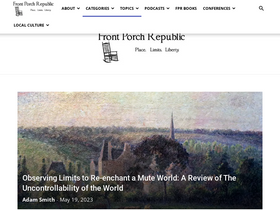 'frontporchrepublic.com' screenshot