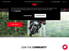 'dainese.com' screenshot