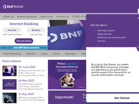 'bnf.bank' screenshot