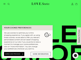 'lovestoriesintimates.com' screenshot