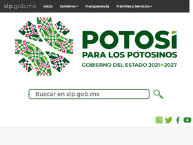 'slp.gob.mx' screenshot