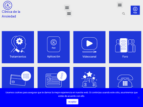'clinicadeansiedad.com' screenshot