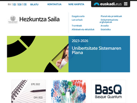 'nekaderio.hezkuntza.net' screenshot