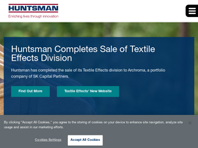 'huntsman.com' screenshot