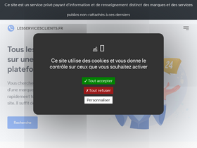 'lesservicesclients.fr' screenshot