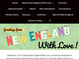 'newenglandwithlove.com' screenshot