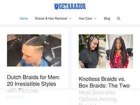 'getarazor.com' screenshot