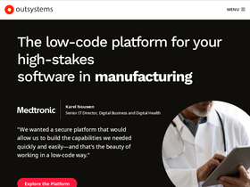 'outsystemsenterprise.com' screenshot