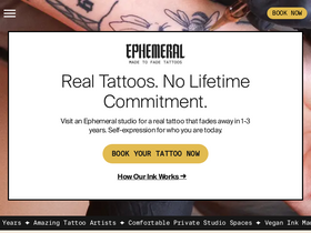 'ephemeral.tattoo' screenshot