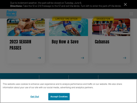 'ragingwaters.com' screenshot