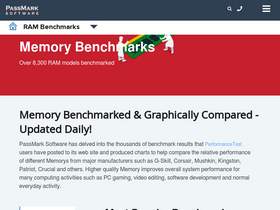 'memorybenchmark.net' screenshot