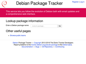 tracker.debian.org