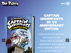 'pilkey.com' screenshot