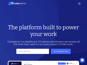 'carepatron.com' screenshot