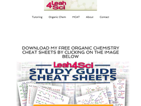 'leah4sci.com' screenshot