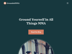 'groundedmma.com' screenshot