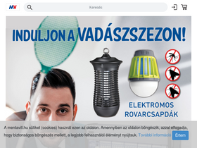 'mentavill.hu' screenshot