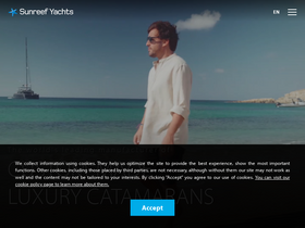 'sunreef-yachts.com' screenshot