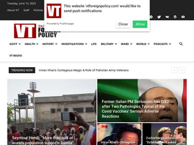 'veteranstoday.com' screenshot