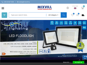 'mixvill.hu' screenshot