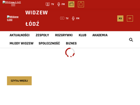 'widzew.com' screenshot