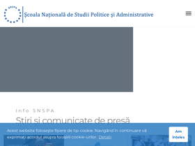 'snspa.ro' screenshot