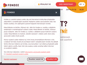 'fondee.cz' screenshot