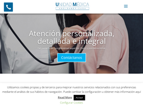 'unidadmedica.com' screenshot