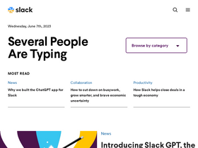 'slackhq.com' screenshot