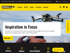 'rajalaproshop.se' screenshot