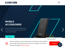 'canyon.eu' screenshot