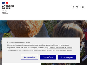 'ac-lille.fr' screenshot
