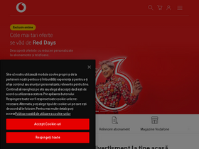 'vodafone.ro' screenshot
