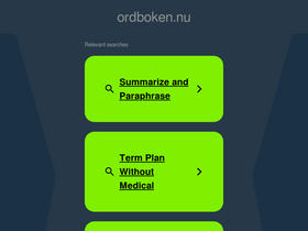 ordboken.nu