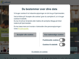 'jobnet.dk' screenshot