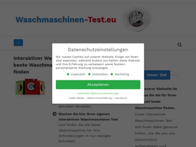 'waschmaschinen-test.eu' screenshot