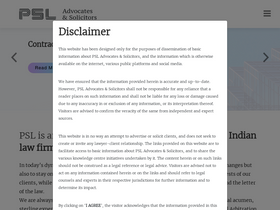 'pslchambers.com' screenshot