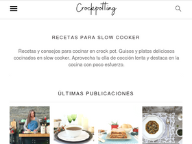 'crockpotting.es' screenshot