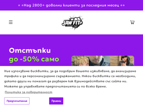 jawfit.com homepage screenshot