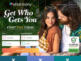 'support.eharmony.com' screenshot