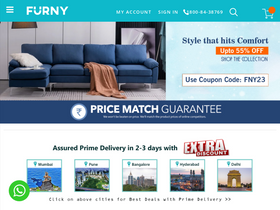 'furny.in' screenshot