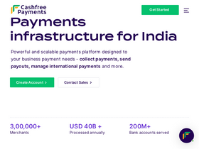 'cashfree.com' screenshot